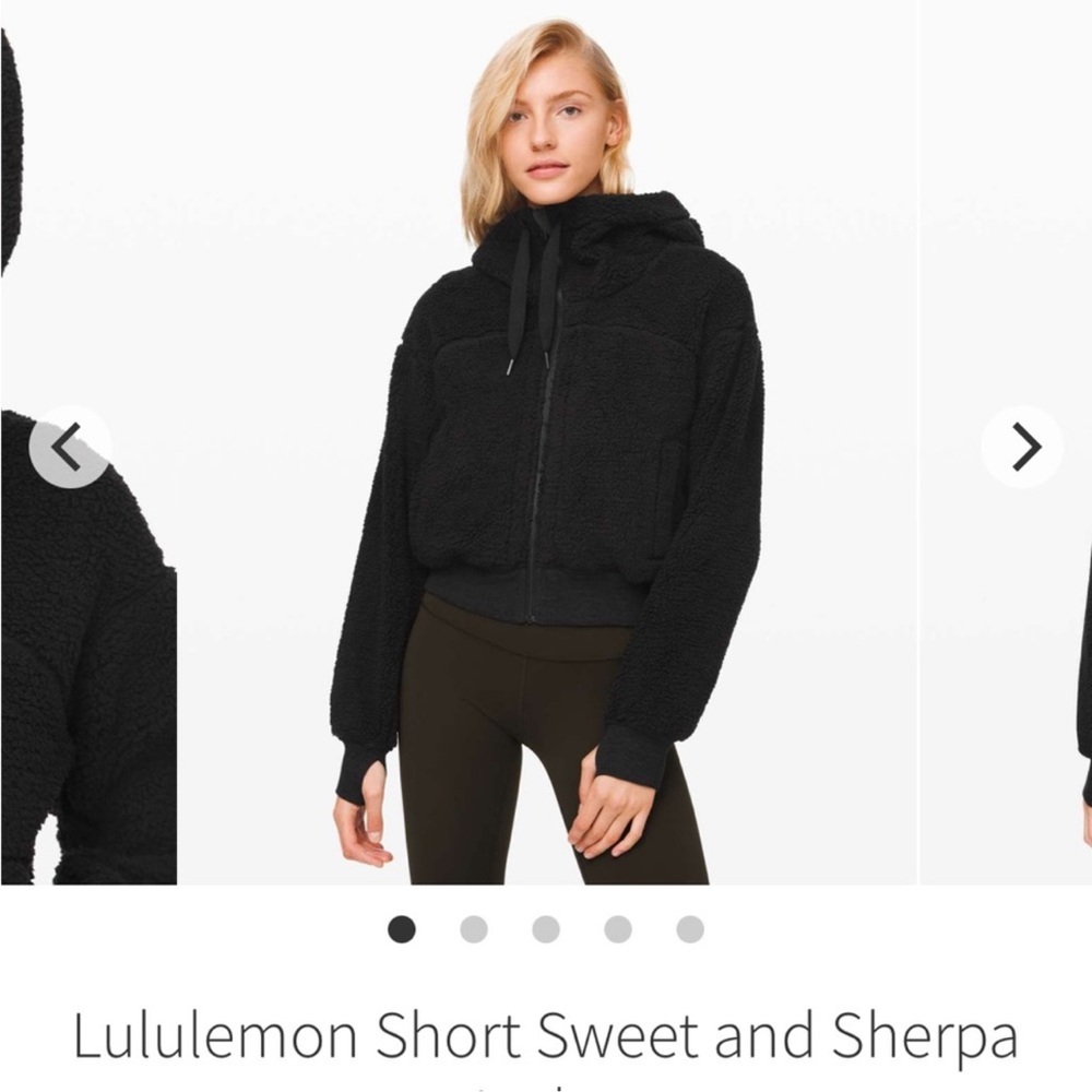 Lululemon Short Sweet and Sherpa